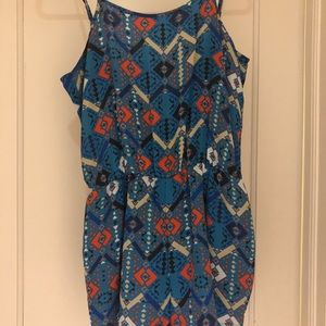 Patterned romper